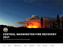 Tablet Screenshot of centralwashingtonfirerecovery.info